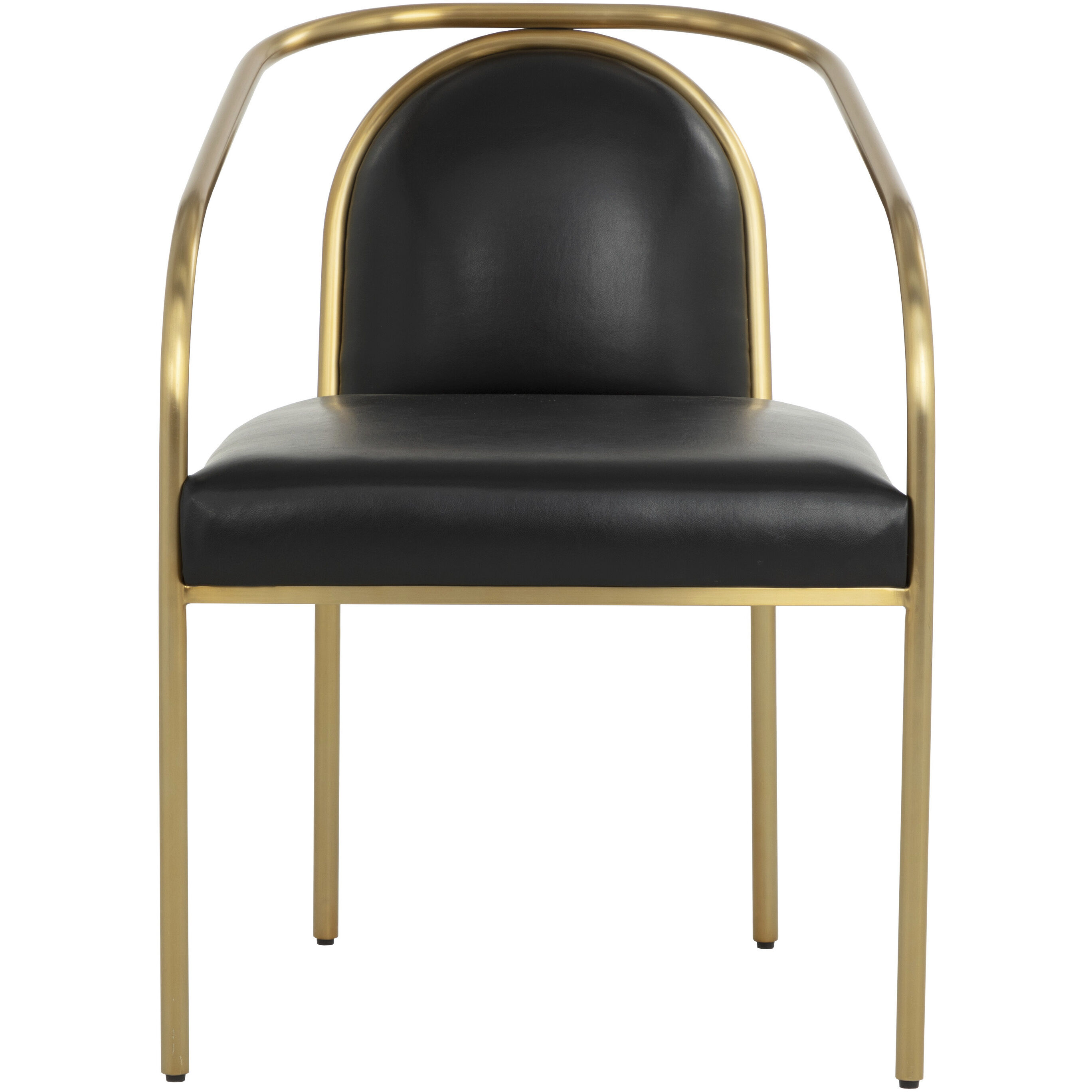 Cicero Cantina Black Dining Armchair